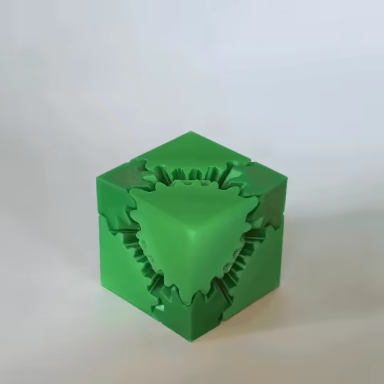 Juguete Square Gear Fidget, diseño de Whale3DStudio